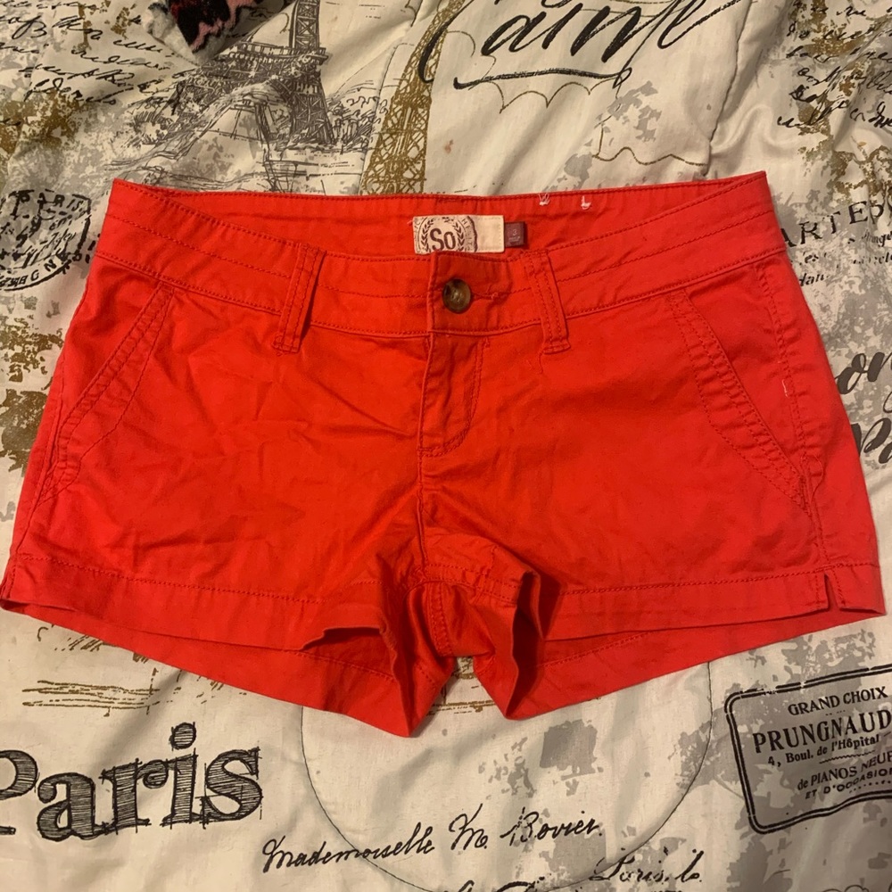 Orange/Bright Red Shorts!